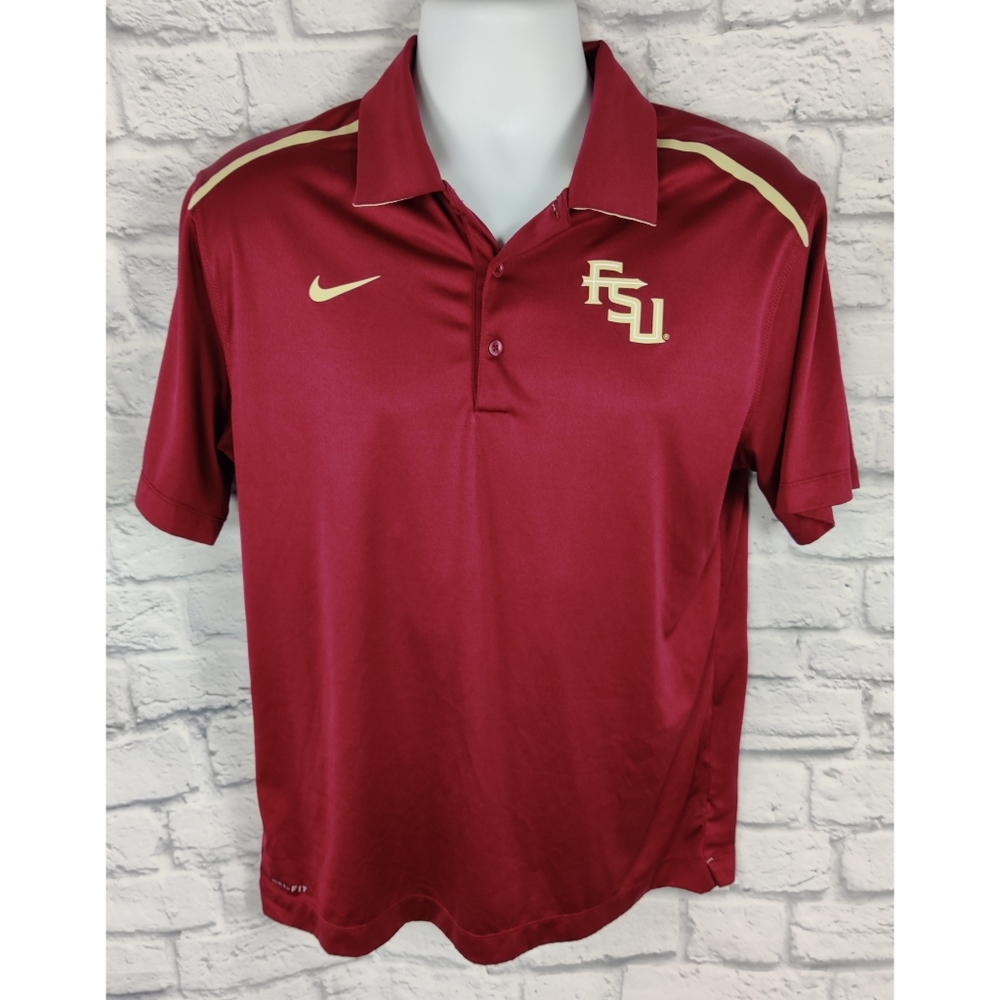 Nike FSU  Florida State University Dri-Fit Polo, Medium